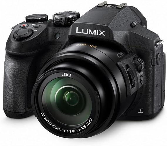 Panasonic LUMIX FZ300 Long Zoom Digital Camera Features 12.1 Megapixel, 1/2.3-Inch Sensor, 4K Video, WiFi, Splash & Dustproof Camera Body, Leica DC 24X F2.8 Zoom Lens - DMC-FZ300K - (Black) USA