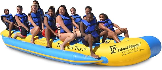 Island Hopper 12 Passenger Banana Taxi Elite Class Heavy Commercial Side By Side Banana Boat
