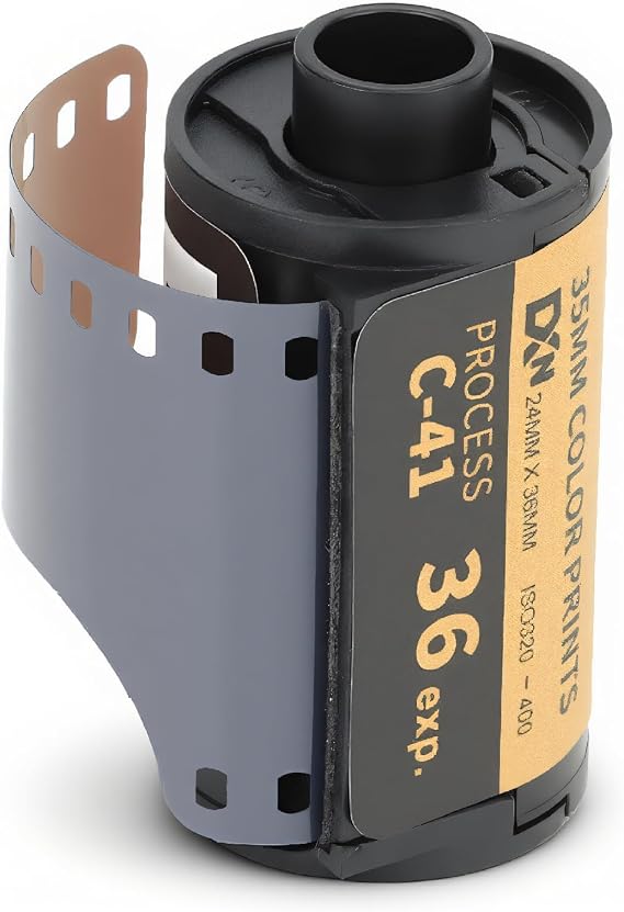 Color Negative Film ISO 320-400, 35mm Fine Grain Wide Exposure Latitude for 135 Camera (36 Sheet)