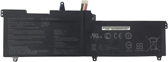 C41N1541 15.2V 76Wh/4840mAh Laptop Battery Compatible with ASUS ROG Strix GL702V GL702VT VM GL702VM1A GL702VMDB71 Series Notebook 0B200-02070400 4ICP4/59/134