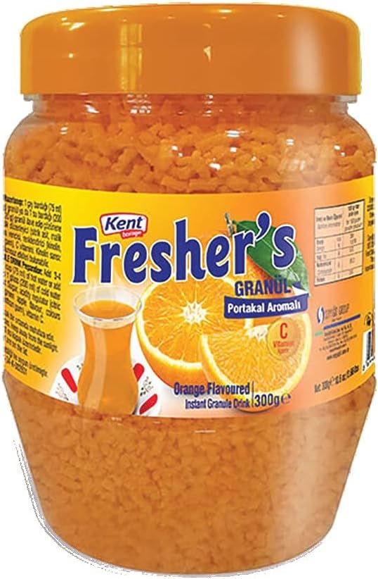 Freshers Orange Flavored Granulated Beverage 300 Gr