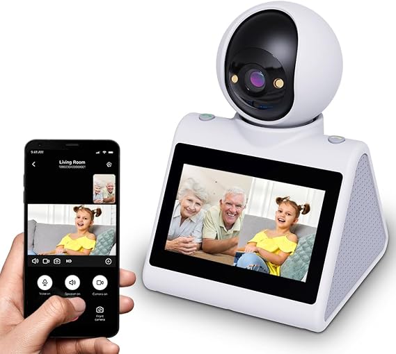 Two-Way Video Pet Dog Nanny Camera, 4.3" Screen Dual-Band 5G/2.4G