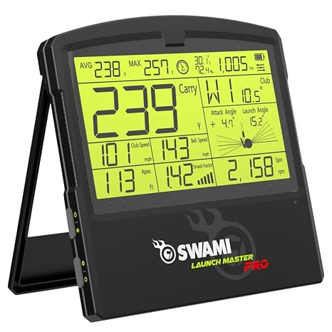 Izzo Golf Swami Launch Master Pro Golf Launch Monitor