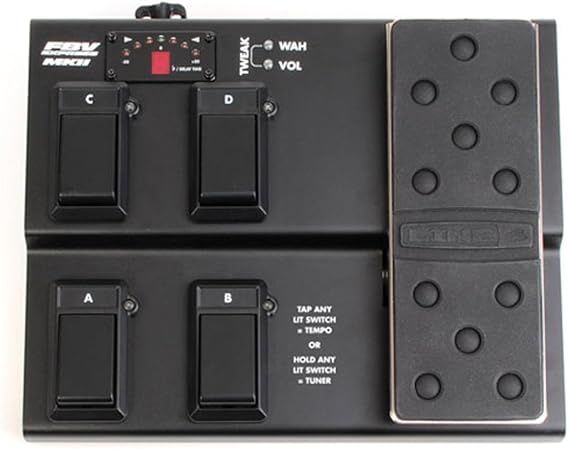 Line 6 FBV Express MkII 4-button Foot Controller, black