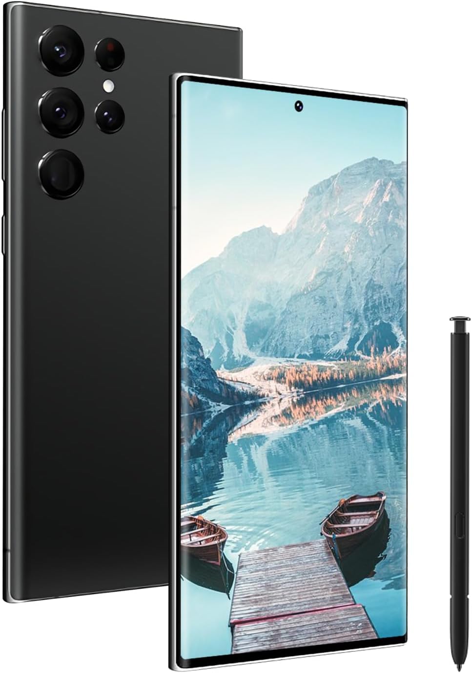 ONOLA for A24 Ultra Cell Phone, Smartphone Unlocked Android, Long Battery Life, S Pen, US Version, 6256GB Android 13 with 128GB Memory Card, 6.82 HD Screen,Dual SIMFace ID A24ULTRA_Black