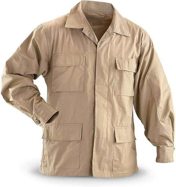 ADS BDU Military Shirt, Poly/Cotton Ripstop