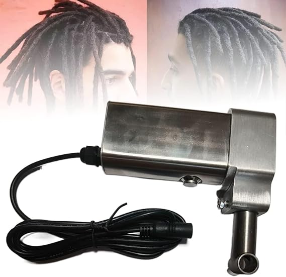 Dreadlocks Machine Electric Dreadlock Machine, Mini Handheld Instant Dreadlocks Crochet Twist Braiding Making Machine for Locs DIY(6mm)