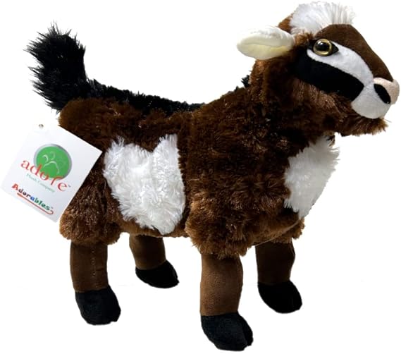 Adore 15" Standing Feta the African Pygmy Goat Stuffed Animal Plush Toy