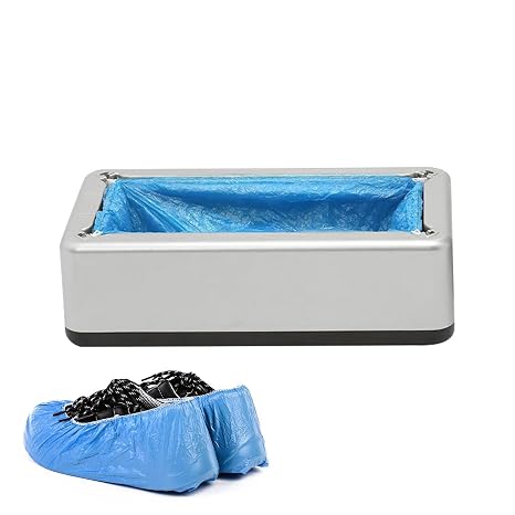 Automatic Shoe Cover Machine, Home Shoe Wrapping Machine, Shoe Cover Dispenser with 100 Covers, Automatic Shoe Cover Dispenser, Shoe Cover Machine for Home, Shoe Cover Dispenser for Factory