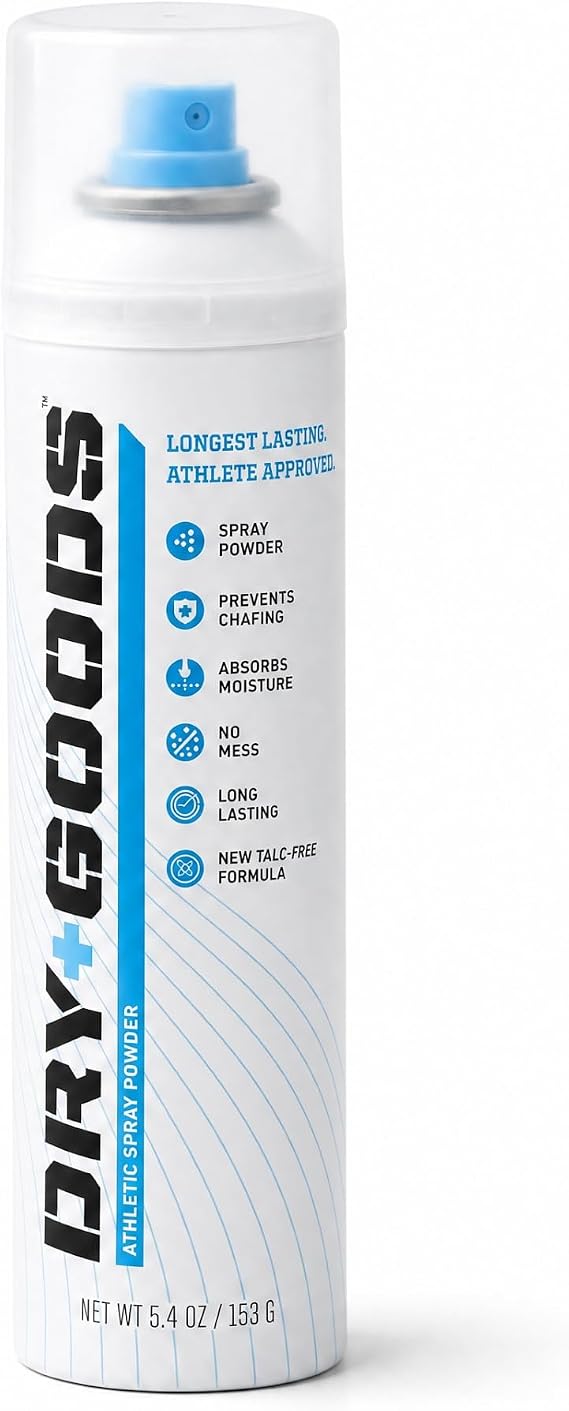Dry Goods Athletic Spray Powder-Original-5.4 oz (Two Pack)