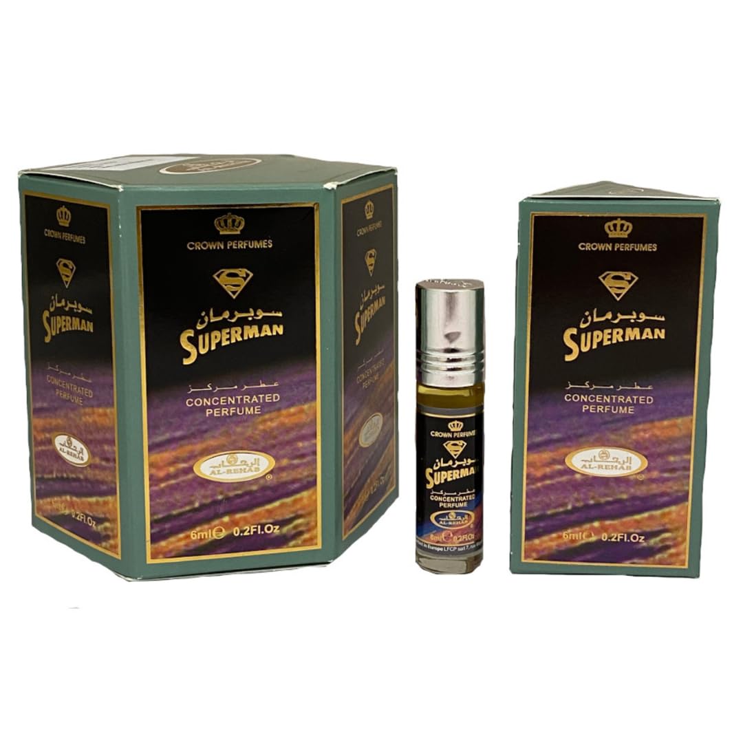 Al-Rehab Super Man Premium Arabian Perfume Oil - 6Ml