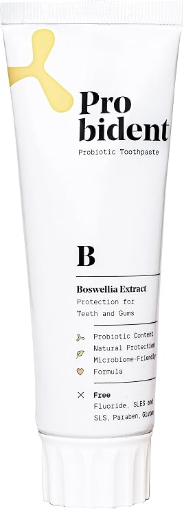 Probident Aktif Probiyotikli Florürsüz Akgünlük Özüt İlaveli Doğal Diş Macunu 75mL