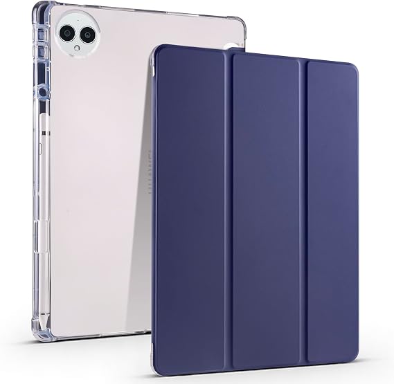 for Huawei Matepad Pro 12.2" (2024) Full Protective Transparent Back Stand Case[Pen Holder], Shockproof Stand Case Cover with Auto Wake/Sleep,Blue