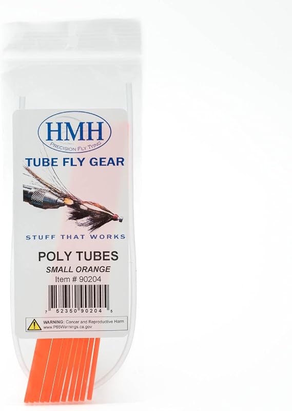 Small Poly Tubes - fl. orange