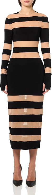 Norma Kamali Women's Spliced Dress