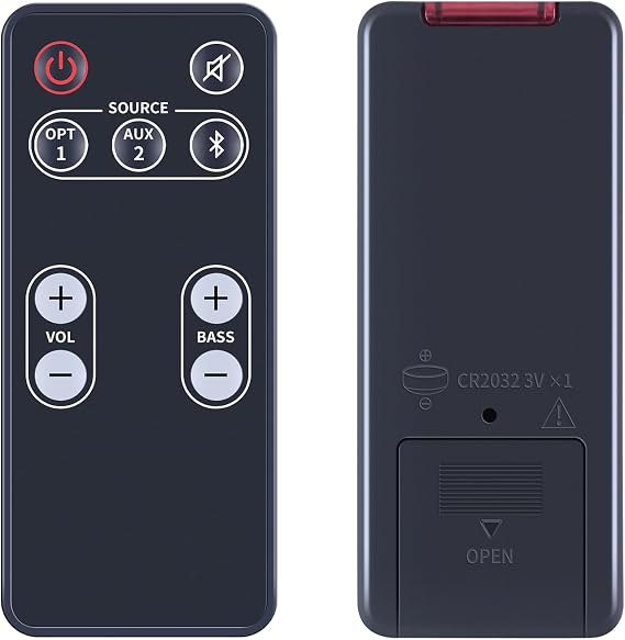 Replacement Remote Control Compatible for Polk Audio Video Soundbar Speaker System FR1 DSB1 D581 RE95201 E9520-1 Sound Bar Remote Controller