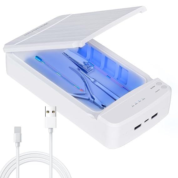 UV Nail Tool Cleaner Box