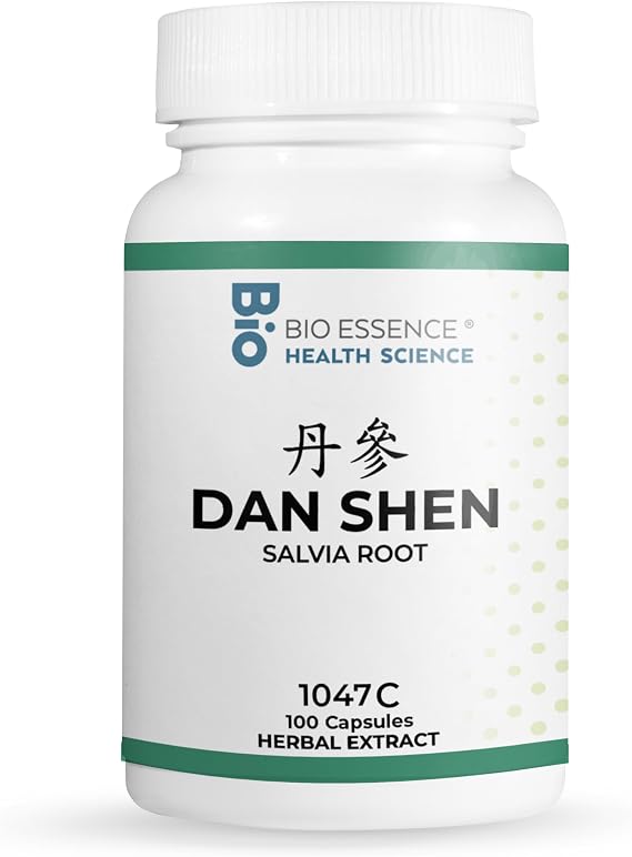 1047C Dan Shen (Chinese Salvia) Extrac t,5:1 Ratio, 100 Capsules/Bottle (2 Bottles)