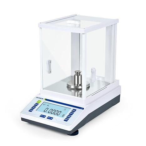 LICHEN Lab Scale High Precision Scale Accuracy 0.0001g Lab Digital Analytical Balance Electronic Balance for Laboratory Pharmacy Jewelry (120g, 0.1mg)