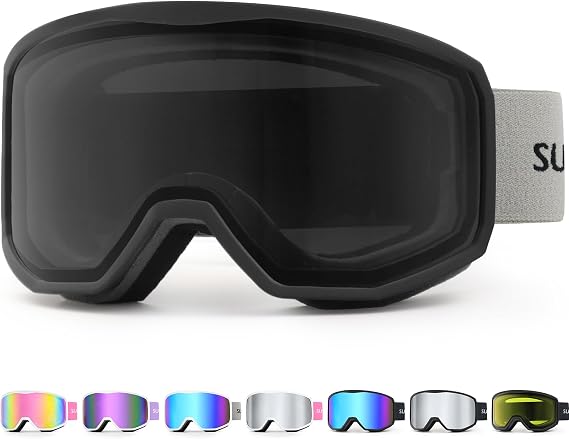 Supertrip Anti-Fog Ski Goggles for Women Men Youth Adlut | Windproof UV Protection Snow Goggles Snowboard Goggles for Skiing, Snowboarding, Snowmobile, Hiking