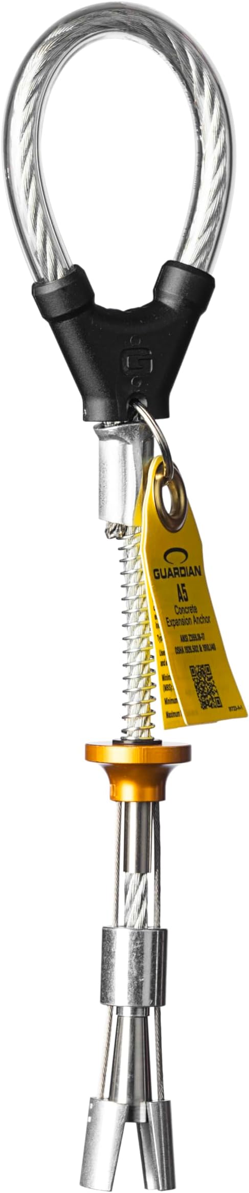 Guardian 1400052 A5 Concrete Expansion Anchor | 5,000 lb MBS | Reusable | Steel