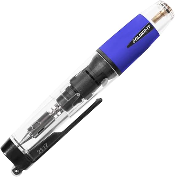 Solder-It SolderPro-50 (PRO-50) | Butane Torch Lighter and Soldering Iron | Cordless and Portable Soldering Gun | 410F - 750F Mini Heat Gun | Home Improvement Tools and Soldering Kit Essential