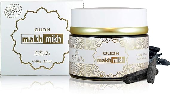 Nabeel Perfumes,White,4INH025702 Heritage Collection Oudh Makh Mikh Incense 60 g