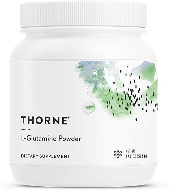 THORNE L-Glutamine Powder, Amino Acid Supplement, 90 Servings | Supports Immune System & GI Health, Promotes Post-Exercise Muscle Cell Repair*, Gluten-Free, NSF Certified for Sport