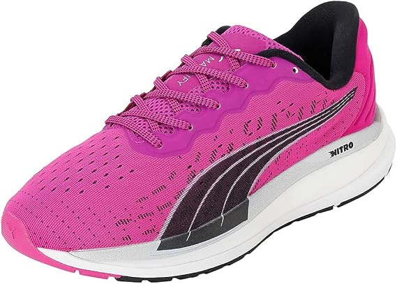 PUMA Womens Magnify Nitro Running Sneakers Shoes - Black