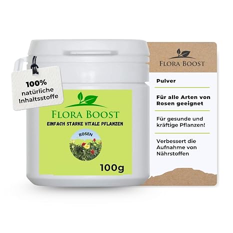 Flora Boost Rosen Dünger 100g Pulverdünger für bis zu 100L Gießwasser
