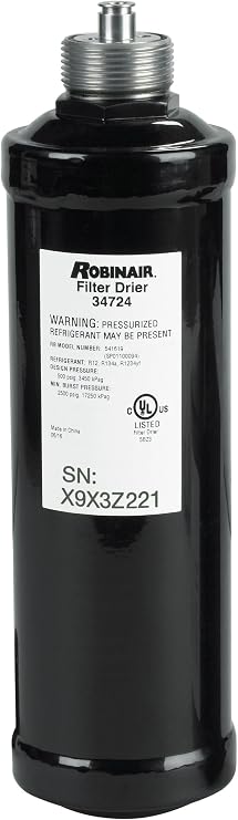Robinair 34724 A/C Recycling Filter-Drier Spin-On Replacement Filter