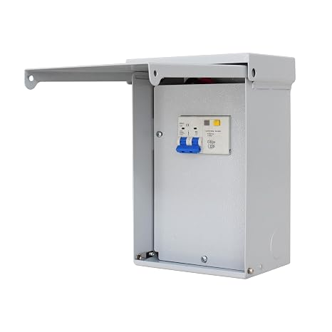 50 Amp Spa Panel, 50A Breaker Panel, 120V GFCI Breaker for Hot Tub with Circuit Breaker IP65 Waterproof for Spa, Swimming Pool