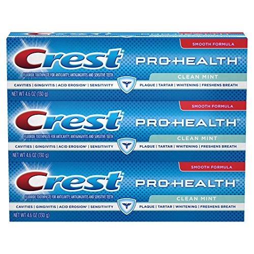 Crest Pro-Health Clean Mint Toothpaste, 4.6 oz pack of 3