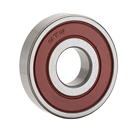 NTN Bearing 6004LU Single Row Deep Groove Radial Ball Bearing, Contact, Normal Clearance, Steel Cage, 20 mm Bore ID, 42 mm OD, 12 mm Width, Single Seal