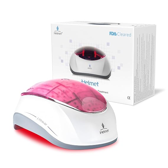 APP Wireless Hair Growth System,Red Light Therapy for Hair Regrowth Laser Cap, Low Level Laser Therapy Helmet for Men And Women Hair Loss Thinning Treatments, FDA Cleared
