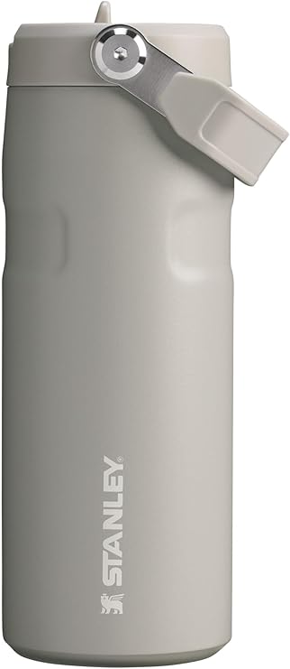 STANLEY IceFlow Flip Straw 2.0 Bottle, 16 oz, Ash