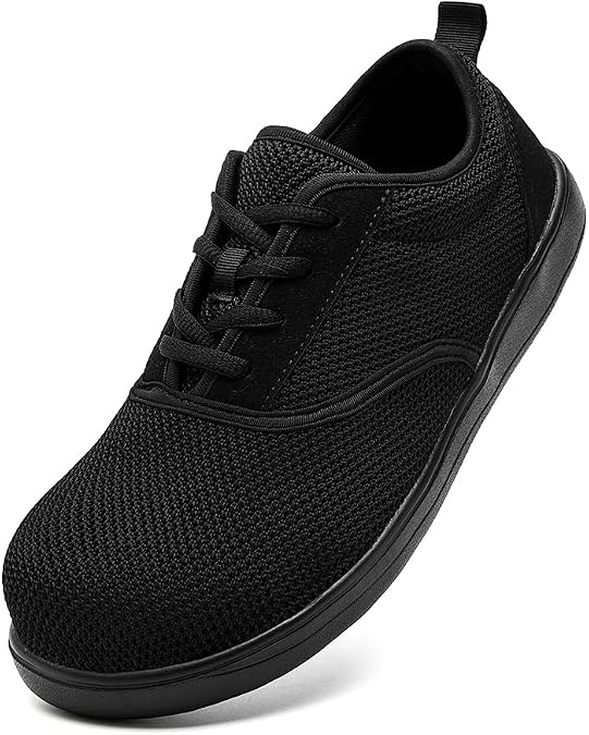 Steel Toe Shoes for Men Safety Work Composite Toe Sneakers Black