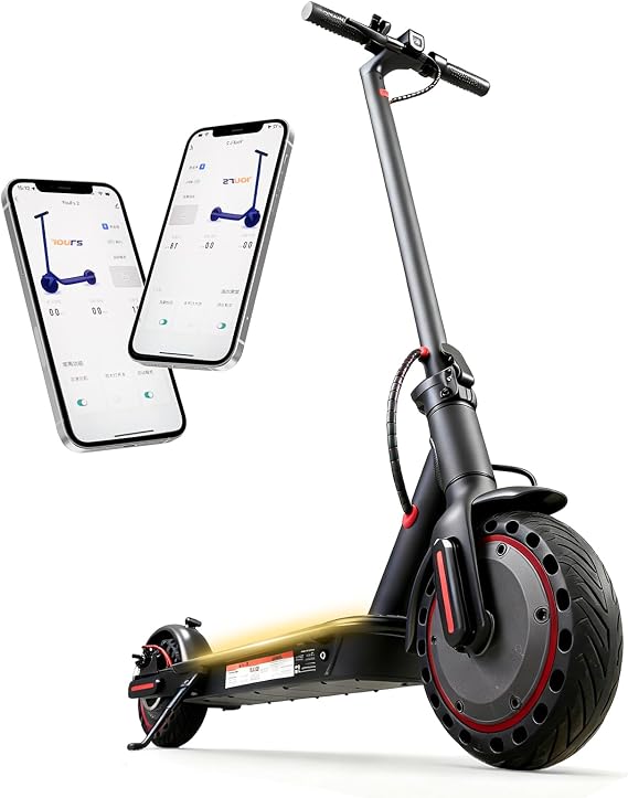 UrbanFish Electric Scooter, 350W/500W, 8.5" Tires, 21 Miles Range, 16/19 Mph, Folding E-Scooter with Dual Braking,APP Control