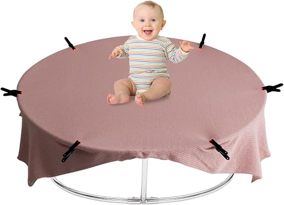 Newborn Photography Posing Stand, Newborn Photography Props with 6 Clamps, 39In Stainless Steel Stand, Baby Photoshoot Posing Table Round Backdrop, Load 10kg/22lbs, for Infant Boys Girls