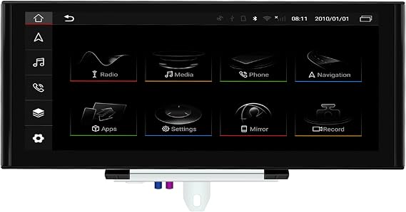 10.25" Android 13 Screen for Audi Q3 8U (2011-2018) RMC System, 128GB ROM, Wireless CarPlay & Android Auto, GPS Navigation, HD IPS Touchscreen, WiFi 4G LTE, Mirror Radio & Controls