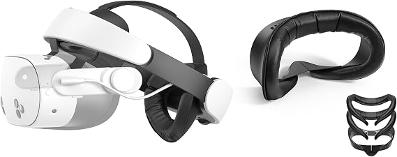 KIWI design H4 Boost Comfort Battery Head Strap and Quest 3S Facial Interface