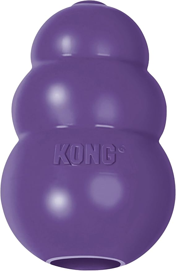 KONG Senior, Gentle Natural Rubber Stuffable Dog Toy, for Medium Dogs