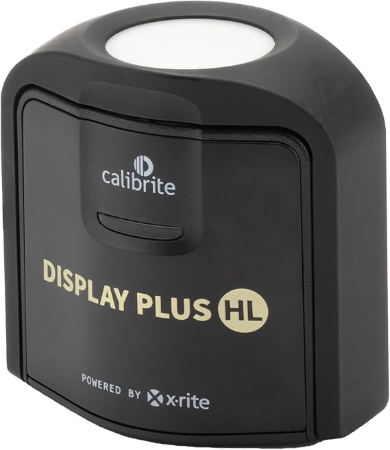 Calibrite Display Plus HL Monitor Calibration Colorimeter for Mini LED OLED and Super Bright Displays, Advanced HL Sensor Measures Up to 10000 Nits, PROFILER Software, USB C with Adapter | USB C, Super Bright Displays, Plus Calibration Colorimeter for Mini LED OLED, Advanced Sensor Measures Up to 10000 Nits