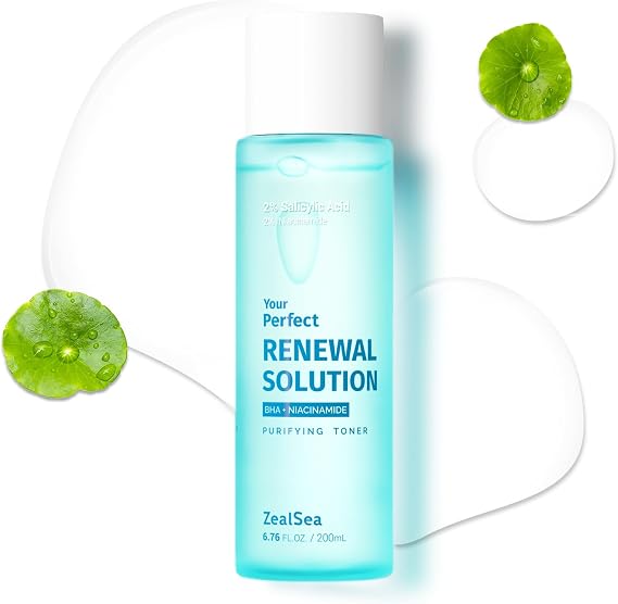ZealSea Salicylic Acid Toner, Blackhead Remover, Pore Minimizer Oil Control