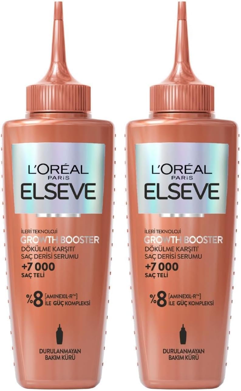ELSEVE Growth Booster Dökülme Karşıtı Saç Bakım Serumu 102ml (2 paketi)