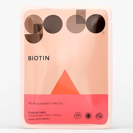 Fitness Health Biotin 10000 mcg 120 Tablets - Supplement for Hair Skin and Nails for Women & Men - Pure Biotin with Maximum Strength - B Vitamin -