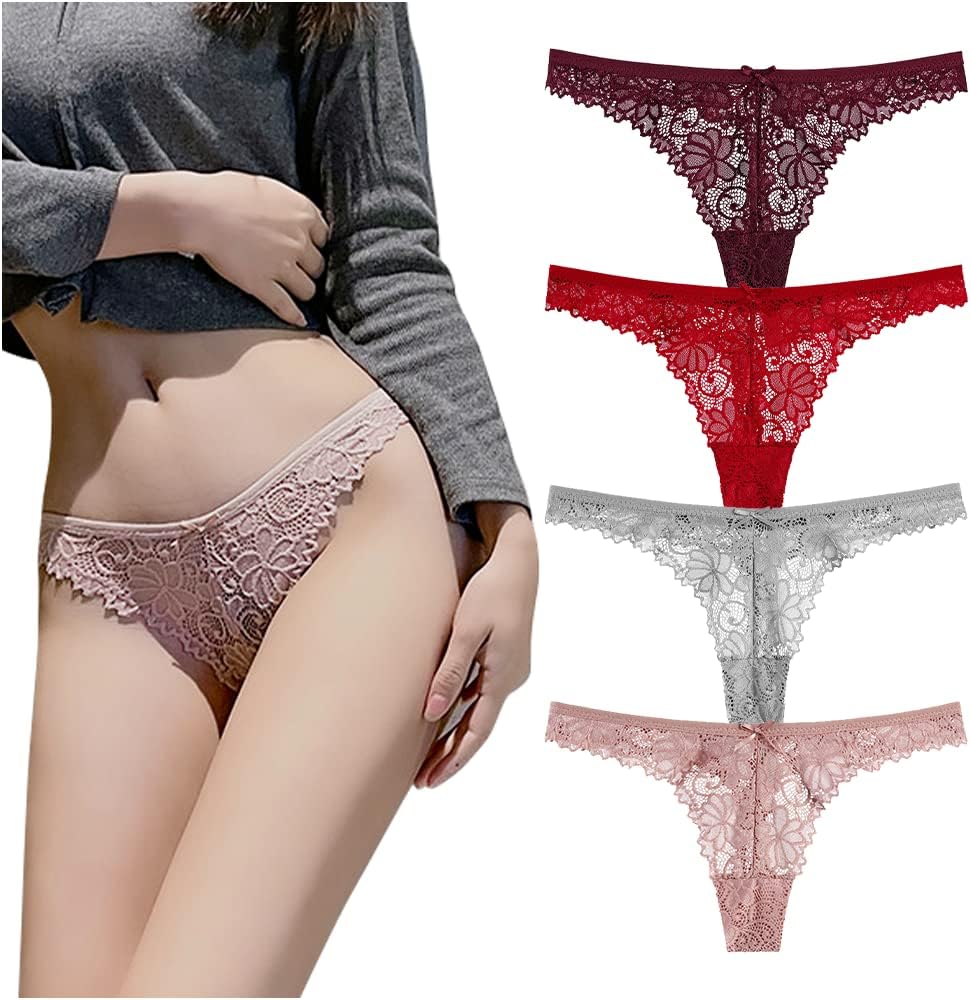 Lace Panties, T-back, Sexy, Womens, Lingerie, Beautiful Butt Effect, Inner, Low Waist, Sexy Underwear, Extreme Game Underwear