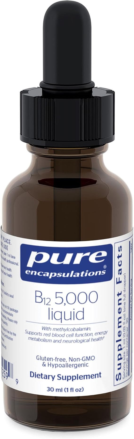 Pure Encapsulations B12 5,000 Liquid, 1 Fl Oz