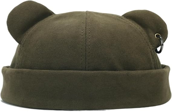 Winter Beanie Hats For Women Men Warm Thickened Cap Unisex Street Fashion Bear Ear Hip Hop Street Fashion