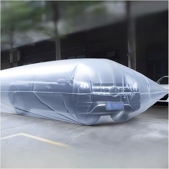 Universal Plastic Car Cover Bubble Car Cover， Car Flood Protection Bag， Used For Rainy, Snowy, And Dust Prevention